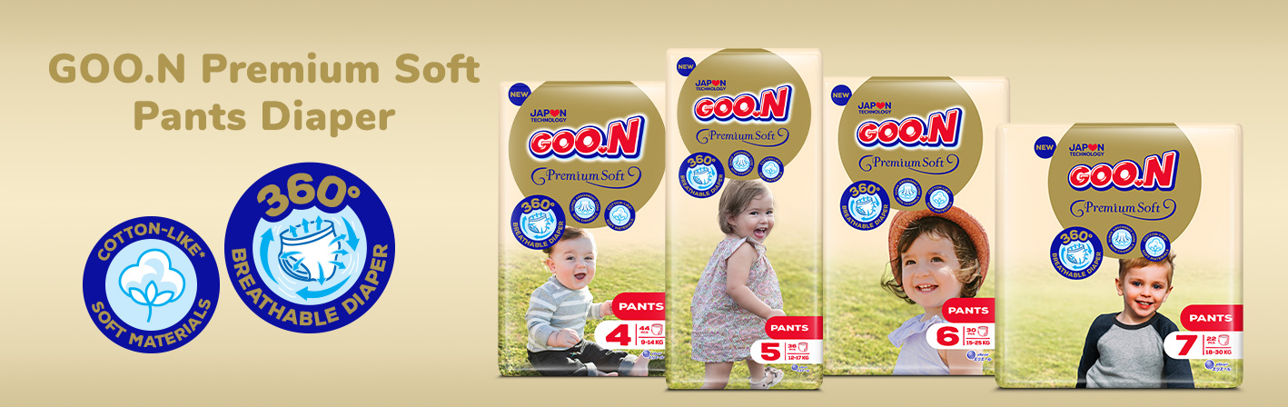 MEET THE GOO.N PREMIUM SOFT PANTS DIAPER!